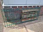 ijzeren sierhekwerk poort, Tuin en Terras, Ophalen, Met poort, Gebruikt, Sierhekwerk