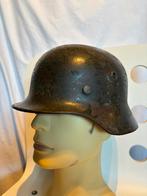 Duitse M35 Stahlhelm, Verzamelen, Militaria | Tweede Wereldoorlog, Verzenden, Landmacht, Duitsland, Helm of Baret