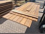 6.67 m2 Halfhouts rabat - Hardhout - nr: HP47, Ophalen, Planken, Nieuw, Hardhout