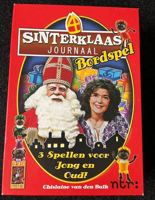 Sinterklaas Journaal Bordspel - 3 spellen in 1!, Diversen, Sinterklaas, Zo goed als nieuw, Ophalen of Verzenden