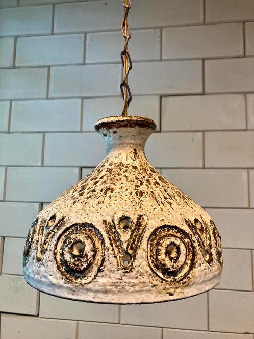 Vintage Keramische Hanglamp, Huis en Inrichting, Lampen | Hanglampen, Gebruikt, Minder dan 50 cm, Overige materialen, Ophalen of Verzenden