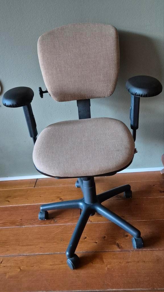 Grahl ergonomische bureaustoel met Tempur zitkussen, Huis en Inrichting, Bureaustoelen, Gebruikt, Bureaustoel, Bruin, Ergonomisch