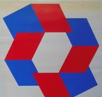 Bob Bonies (1937) Zeefdruk " Constr Rood Wit Blauw " Ges Gen, Ophalen of Verzenden