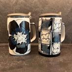 Royal Copenhagen bierpullen met tinnen deksel, Juste Danmark, Antiek en Kunst, Ophalen of Verzenden