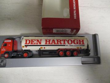 Herpa Volvo FH Tank oplegger Den Hartog beschikbaar voor biedingen