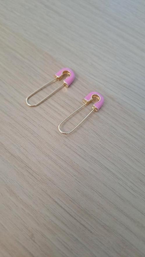 Paperclip oorbellen, Sieraden, Tassen en Uiterlijk, Kindersieraden, Zo goed als nieuw, Oorbellen, Ophalen of Verzenden