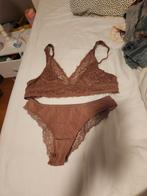 Lingerieset 80C, Verzenden, Bruin, Setje