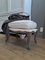 Brocante Poef met los kussen, Ophalen of Verzenden