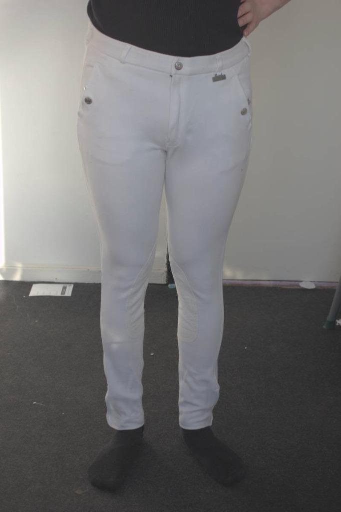 Harry's Horse paardrijbroek wit voor o.a. dressuurproeven., Dieren en Toebehoren, Paardrijkleding, Zo goed als nieuw, Dames, Heren