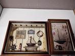 2 x mooie nautiche decoratie lijstje sleutel kastje, Ophalen, Zo goed als nieuw