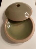 Vintage Aardewerk Schaal met Deksel, Ophalen of Verzenden