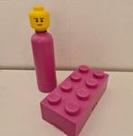 Lego roze lunchbox en drinkfles, Ophalen of Verzenden