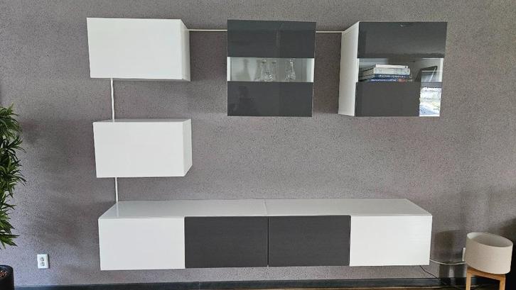 zwevend wandmeubel, Huis en Inrichting, Kasten | Wandmeubels, Zo goed als nieuw, 150 tot 200 cm, 200 tot 250 cm, 25 tot 50 cm