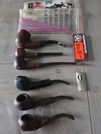 6 oude pijpen. Briar,  SHAG, Oxford, Castle Gate Briar root, Verzamelen, Rookartikelen, Aanstekers en Luciferdoosjes, Ophalen of Verzenden