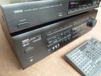 NIEUWSTAAT !! YAMAHA AVX-700 Versterker + AM/FM Tuner, Ophalen of Verzenden, Zo goed als nieuw, 60 tot 120 watt, Yamaha