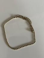 Kastopruiming dun bolletjes armbandje goudkleur, Sieraden, Tassen en Uiterlijk, Armbanden, Ophalen, Zo goed als nieuw, Goud