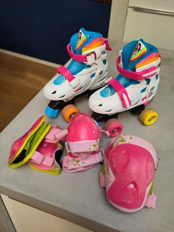 K3 rolschaatsen maat 31-34 + beschermers beschikbaar voor biedingen