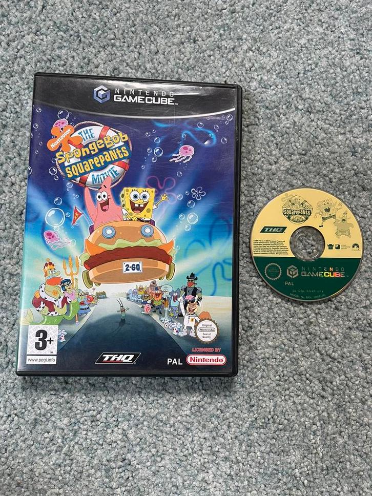 Spongebob Squarepants The Movie met garantie, Spelcomputers en Games, Games | Nintendo GameCube, Zo goed als nieuw, Avontuur en Actie