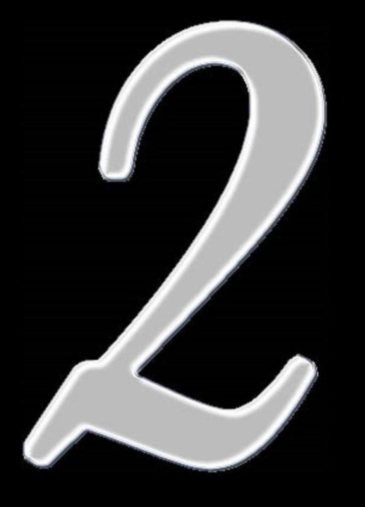 Gratis zilverkleurig (huis)nummer “2”, Huis en Inrichting, Woonaccessoires | Overige, Nieuw, Verzenden