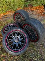 Winterbanden + velgen voor Fiat 500., Ophalen, Gebruikt, 16 inch, Banden en Velgen