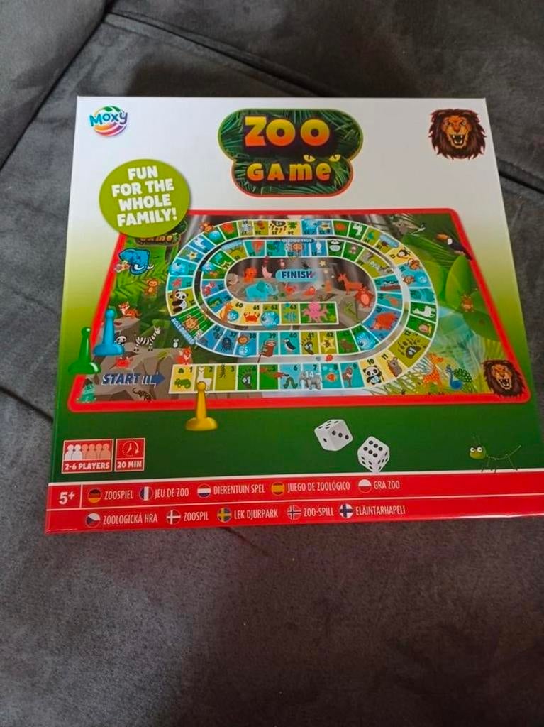 Zoo Game - Leuk familiespel!, Vijf spelers of meer, Ophalen of Verzenden, Nieuw, Moxy