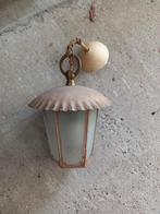 Vintage hanglamp, Ophalen of Verzenden, Gebruikt, Glas, Vintage