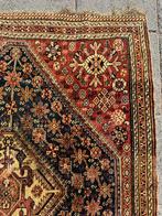 VINTAGE Perzisch Tapijt Qashqai 152x128 cm Antique, Gebruikt, Na, Wol, Ophalen of Verzenden