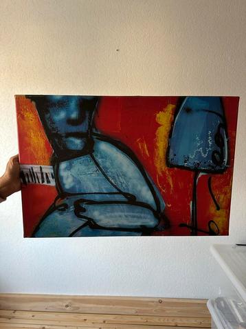 Herman Brood Stijl Schilderij beschikbaar voor biedingen