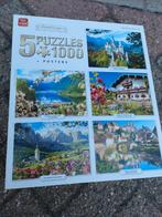 King legpuzzel 5 x 1000 stukjes legpuzzels, Hobby en Vrije tijd, Ophalen of Verzenden, 500 t/m 1500 stukjes, Zo goed als nieuw