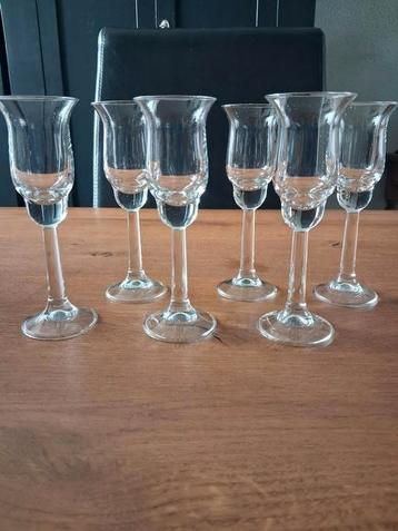AMBASSADOR Royal Leerdam - Willem Heesen 6 borrelglaasjes beschikbaar voor biedingen