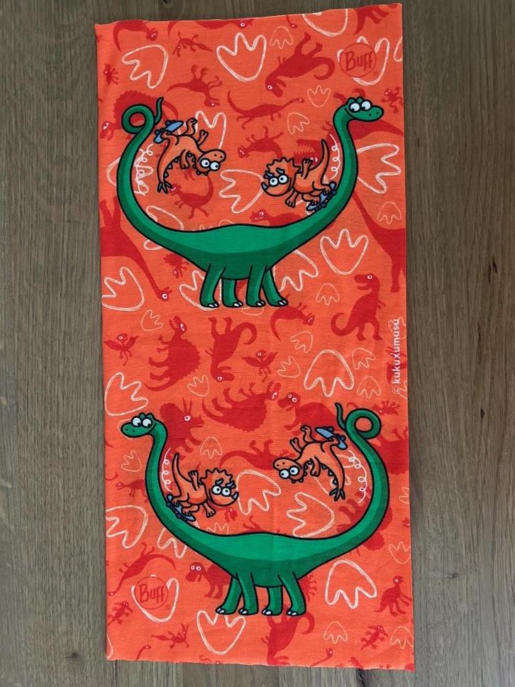 Unieke & Coole Dinosaurus Buff, Zo goed als nieuw!, Kinderen en Baby's, Kinderkleding | Mutsen, Sjaals en Handschoenen, Zo goed als nieuw