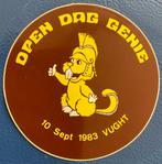 Sticker Open Dag Genie Vught 1983, Verzamelen, Speldjes, Pins en Buttons, Verzenden, Gebruikt, Overige onderwerpen, Speldje of Pin