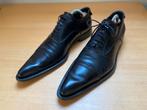 Cesare Paciotti zwarte puntige schoenen italie 43 9, Verzenden, Zo goed als nieuw, Zwart