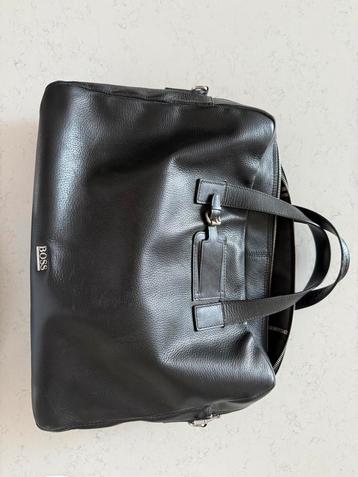 Hugo Boss Lederen laptoptas beschikbaar voor biedingen