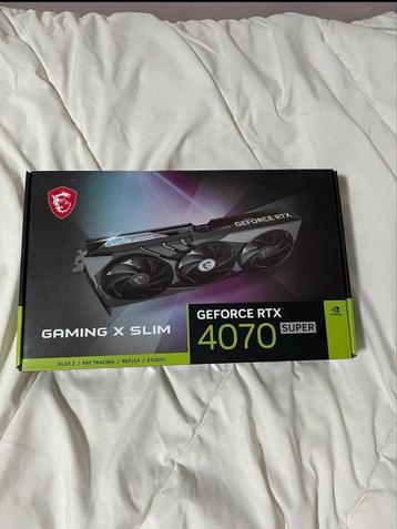 MSI GAMING GeForce RTX 4070 SUPER 12G X SLIM. beschikbaar voor biedingen