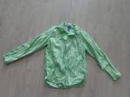 groen/wit gestreepte jongensblouse van Tommy Hilfiger, maat, Ophalen of Verzenden, Gebruikt, Jongen, Overhemd of Blouse