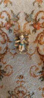 Kindje Jezus in kribbe uit oude Italiaanse kerstgroep, Antiek en Kunst, Antiek | Religie, Ophalen of Verzenden