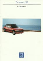 Peugeot 205 cabrio folder, Gelezen, Peugeot, Verzenden