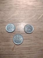 3x Belgische 25 Centimes - 1970/1974, Ophalen of Verzenden, Metaal, Losse munt