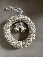 Kerstkrans, Ophalen, Zo goed als nieuw, Wit, Overige materialen