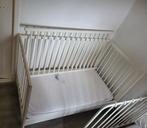 Ledikant Gulliver met matras en peuterbedplank, Ophalen, Gebruikt, Minder dan 140 cm, Matras