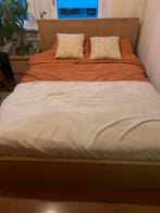 Gratis - Ikea bed 140x200 met lattenbodem en lades, Huis en Inrichting, Slaapkamer | Complete slaapkamers, Ophalen, Gebruikt, Tweepersoons