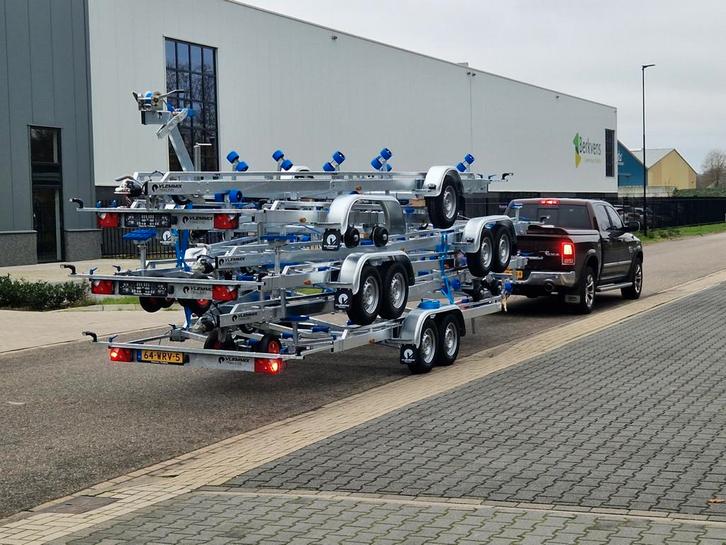 Alle nieuwe Vlemmix boottrailers binnen 2 weken bij u thuis, Watersport en Boten, Boottrailers, Minder dan 6 meter, Ophalen of Verzenden