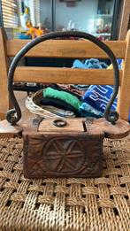 Vintage of antiek oliepot olie pot uit India, Ophalen of Verzenden