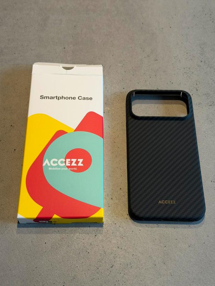 Accezz MagSafe Kevlar hoesje voor iPhone 17 Pro Max, Telecommunicatie, Mobiele telefoons | Hoesjes en Frontjes | Apple iPhone