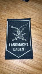 Mouwembleem landmachtdagen luchtmobiele brigade, Verzamelen, Verzenden, Landmacht, Nederland, Embleem of Badge
