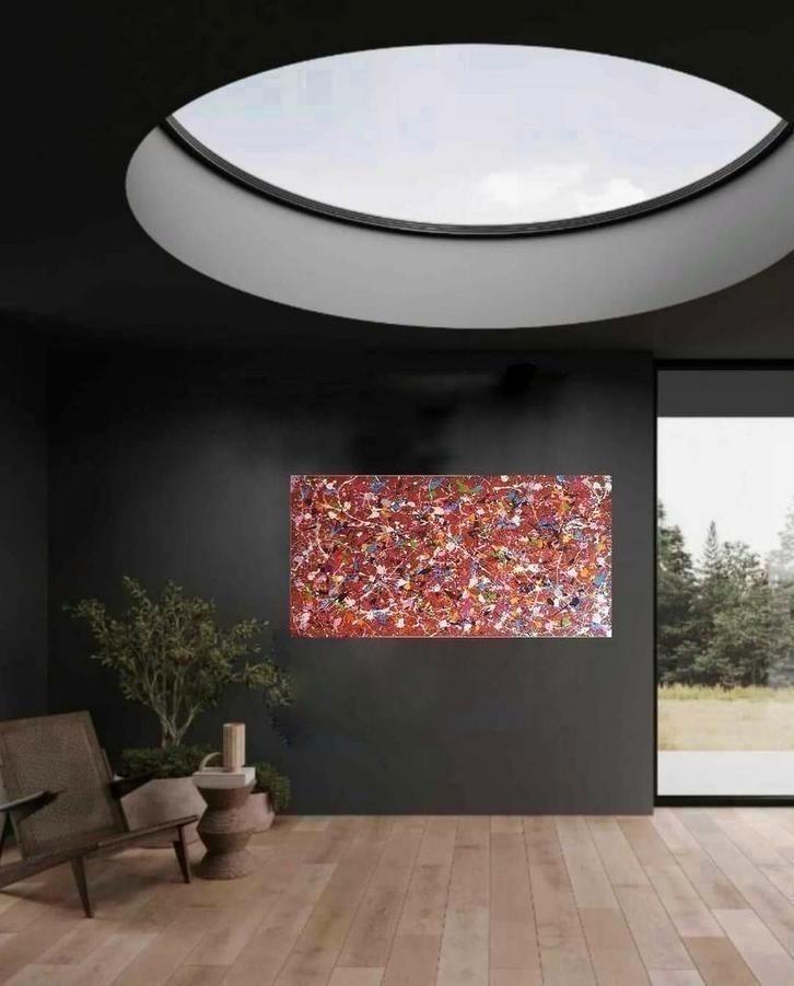 A love for life, Antiek en Kunst, Kunst | Schilderijen | Abstract, Ophalen