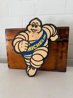 Oud vintage kunststof michelin reclame bordje bibendum, Verzamelen, Merken en Reclamevoorwerpen, Ophalen of Verzenden, Gebruikt