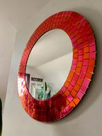 IKEA Tranby ronde mozaïek spiegel., Ophalen, Minder dan 50 cm, Rond, Zo goed als nieuw