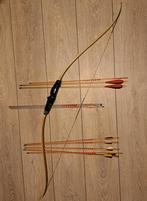 Bärentöter boog handboog 150cm + diverse pijlen, Sport en Fitness, Handboogschieten, Verzenden, Gebruikt, Longbow